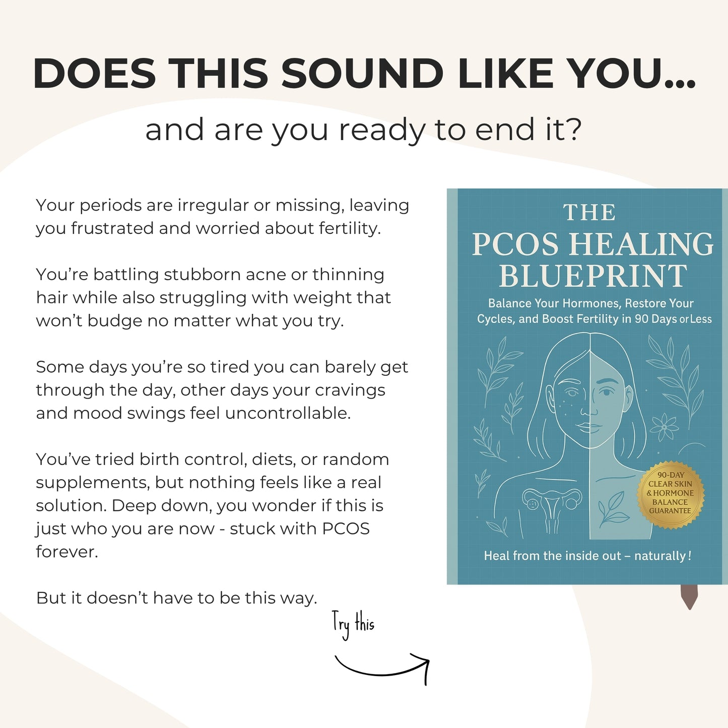 The PCOS Healing Blueprint - Clear you PCOS in Less than 90 Days Naturally
