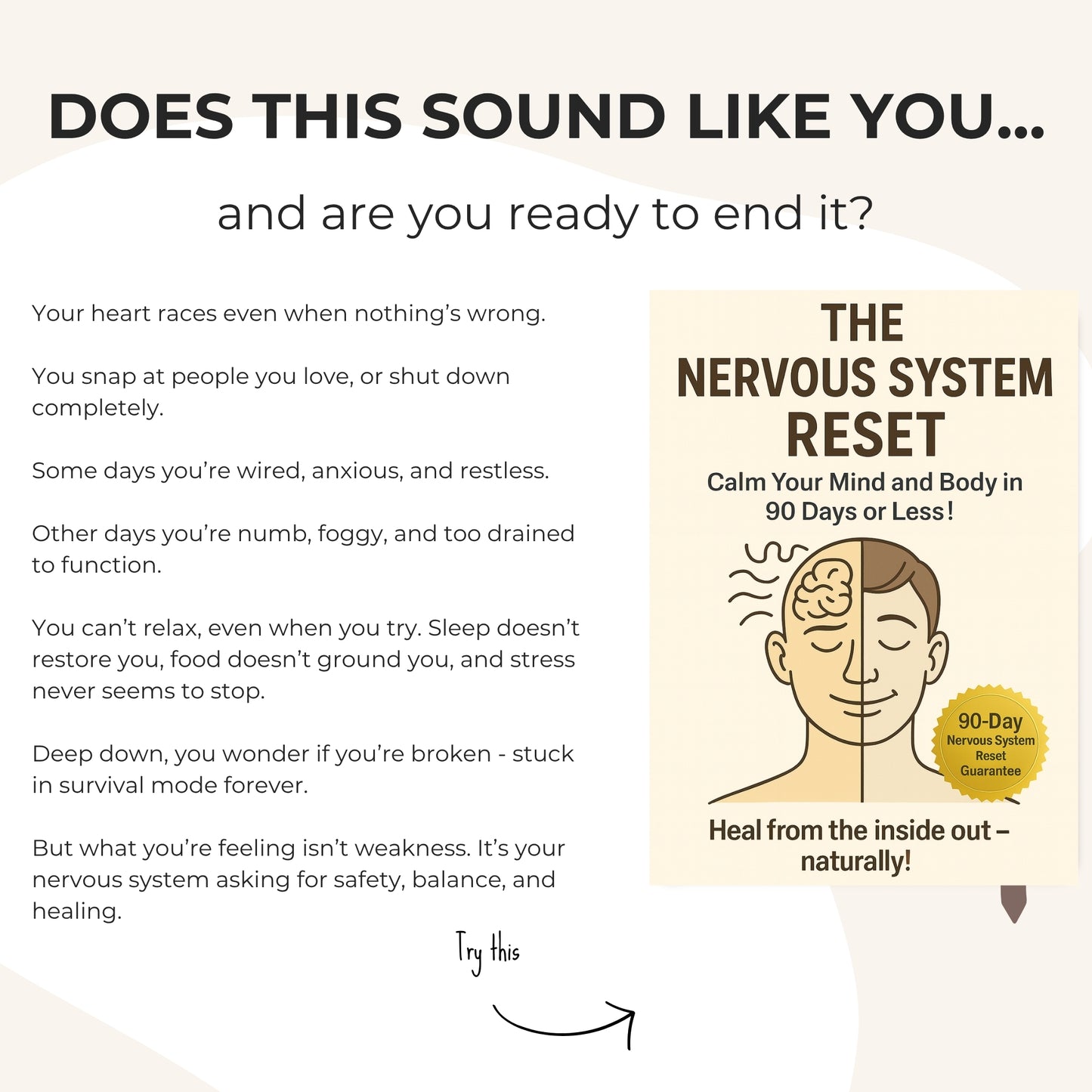 The Nervous System Reset: How to Heal Stress, Anxiety, and Burnout Naturally In 30 Days