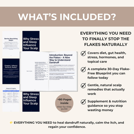 The Dandruff Solution: Heal Your Scalp Naturally in 30 Days or Less