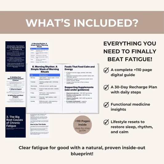 The Chronic Fatigue Recovery Blueprint: 30 Days to Renewed Energy