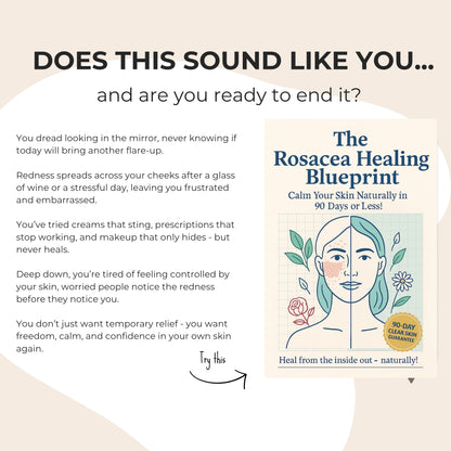 The Rosacea Healing Blueprint: Calm Your Skin From the Inside Out in 90 Days or Less