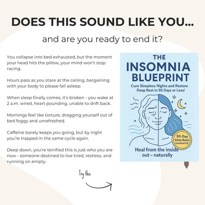 The Insomnia Blueprint - How to Cure Sleepless Nights Naturally in Less than 30 Days