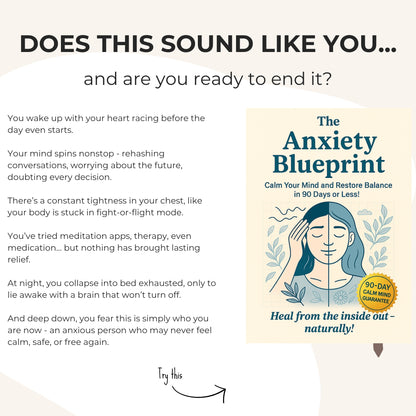 The Anxiety Recovery Blueprint: Heal Anxiety From the Inside Out in Less than 90 Days