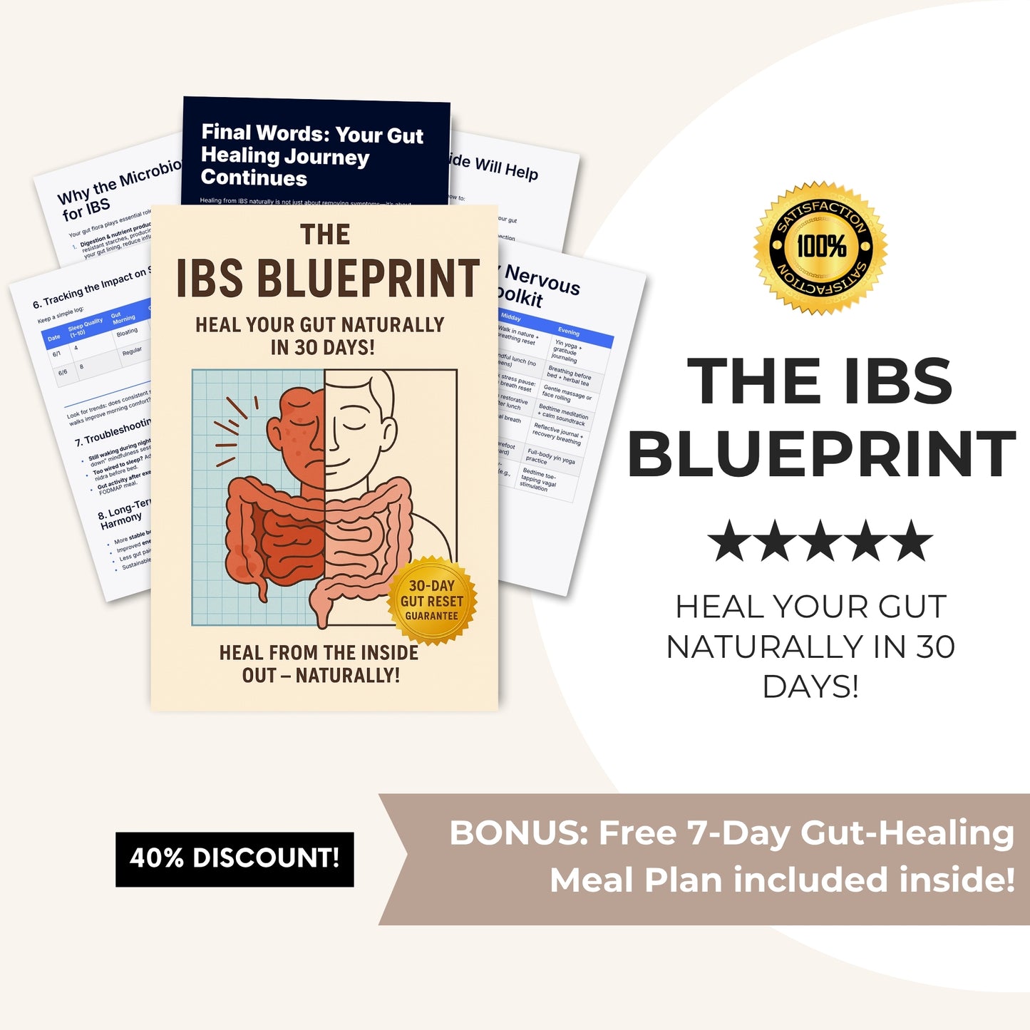 The IBS Blueprint: A 30 Day Natural Final Reset for Your Gut