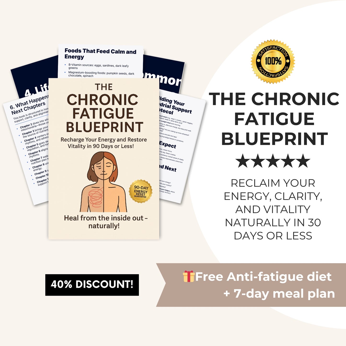 The Chronic Fatigue Recovery Blueprint: 30 Days to Renewed Energy