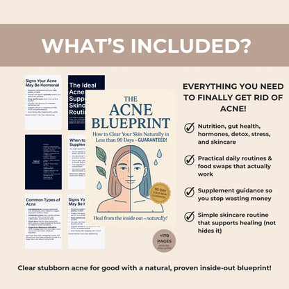 The Acne Blueprint - How to Clear Acne Within 90 Days Without Fancy Products or Potions