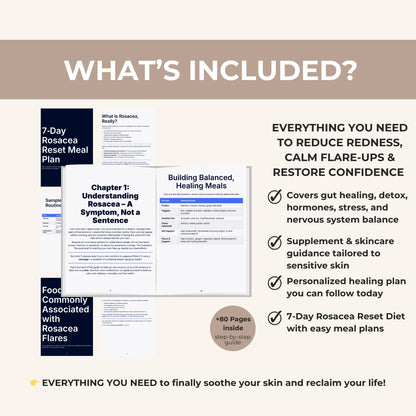 The Rosacea Healing Blueprint: Calm Your Skin From the Inside Out in 90 Days or Less