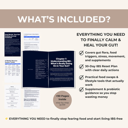 The IBS Blueprint: A 30 Day Natural Final Reset for Your Gut
