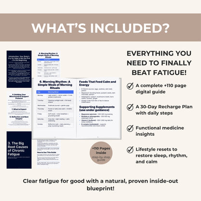 The Chronic Fatigue Recovery Blueprint: 30 Days to Renewed Energy