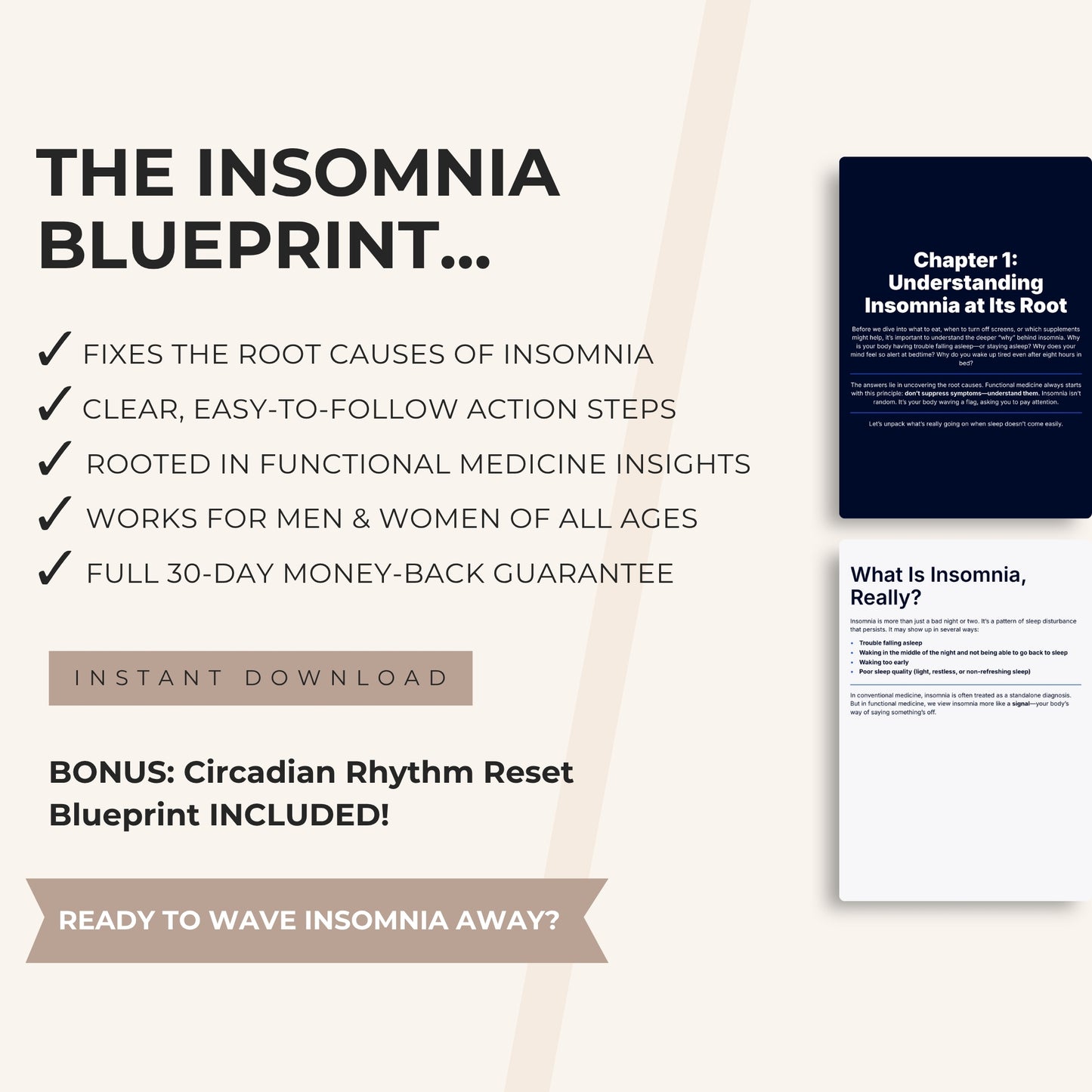 The Insomnia Blueprint - How to Cure Sleepless Nights Naturally in Less than 30 Days