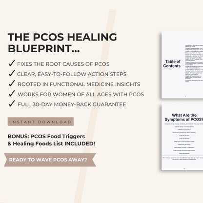 The PCOS Healing Blueprint - Clear you PCOS in Less than 90 Days Naturally