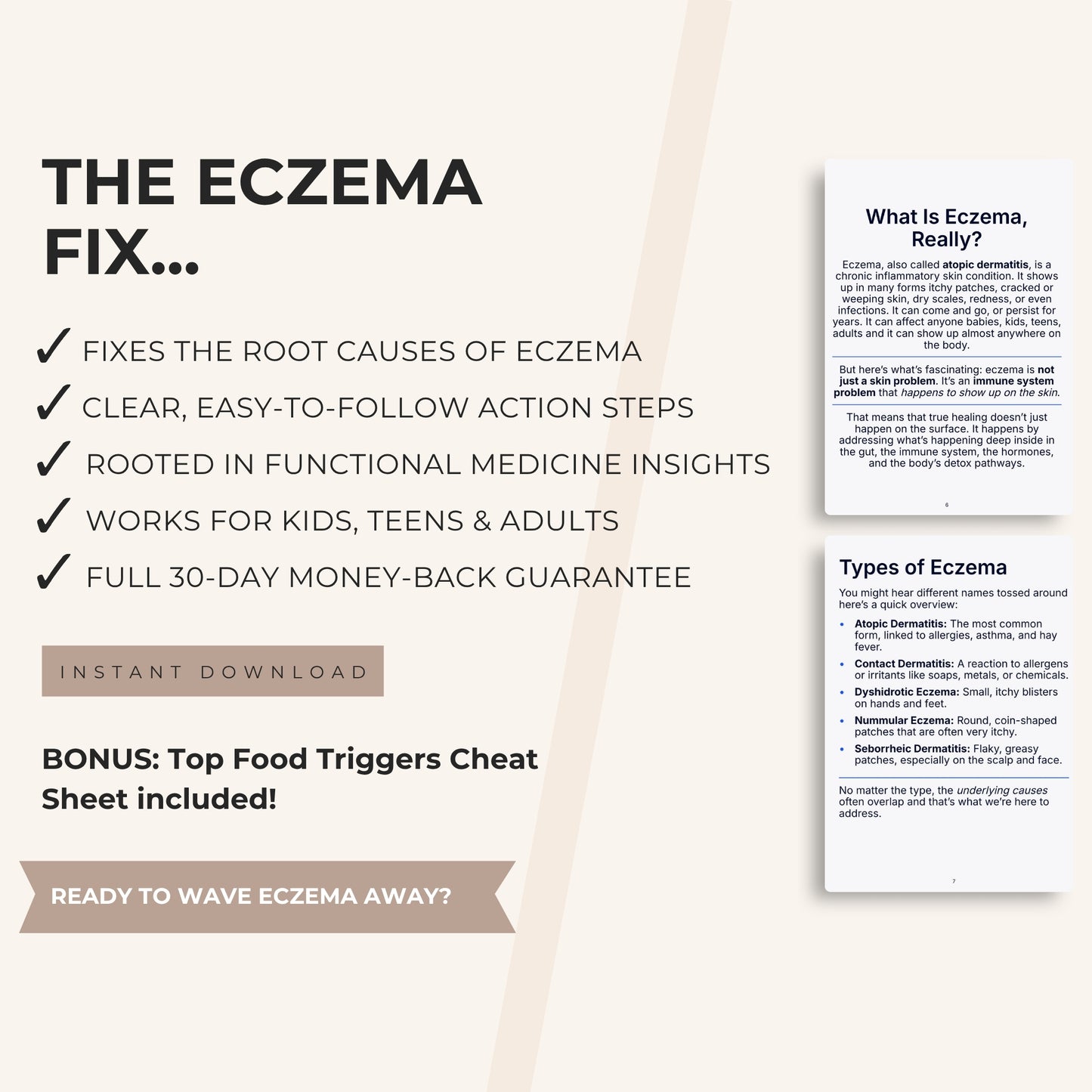 The Eczema Blueprint - How to Clear Your Eczema Within 90 Days Without Fancy Products or Useless Creams