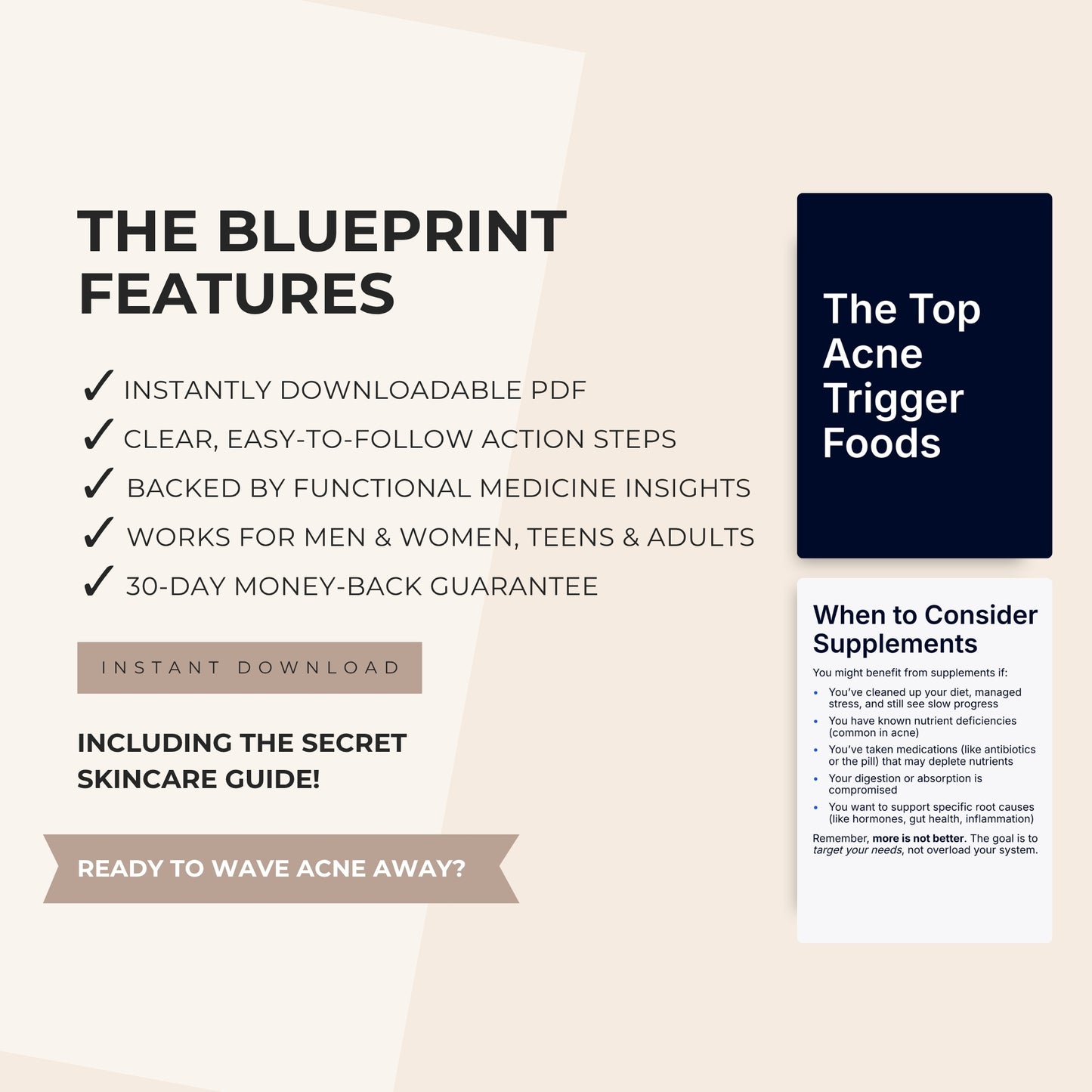 The Acne Blueprint - How to Clear Acne Within 90 Days Without Fancy Products or Potions