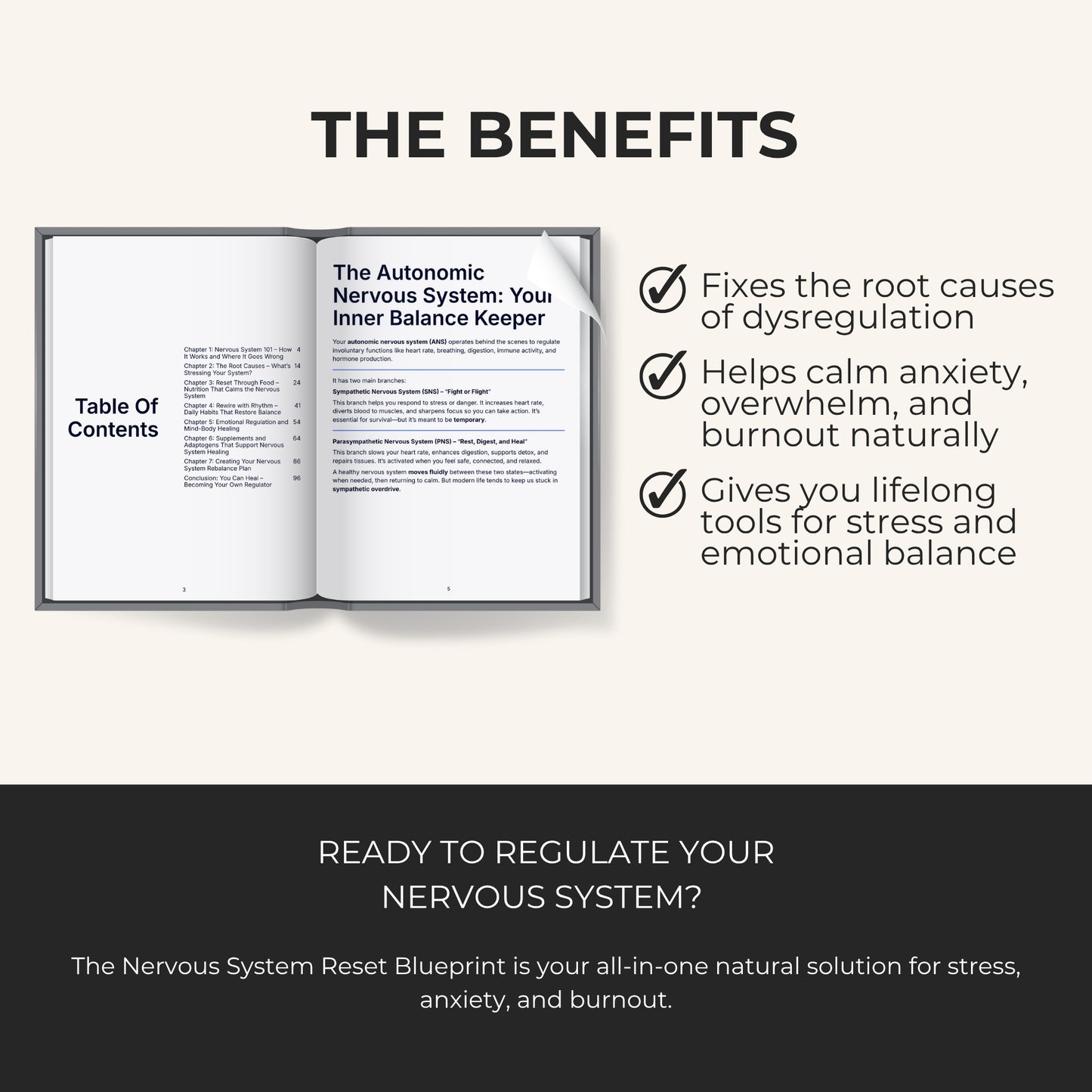 The Nervous System Reset: How to Heal Stress, Anxiety, and Burnout Naturally In 30 Days