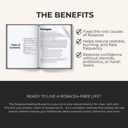 The Rosacea Healing Blueprint: Calm Your Skin From the Inside Out in 90 Days or Less
