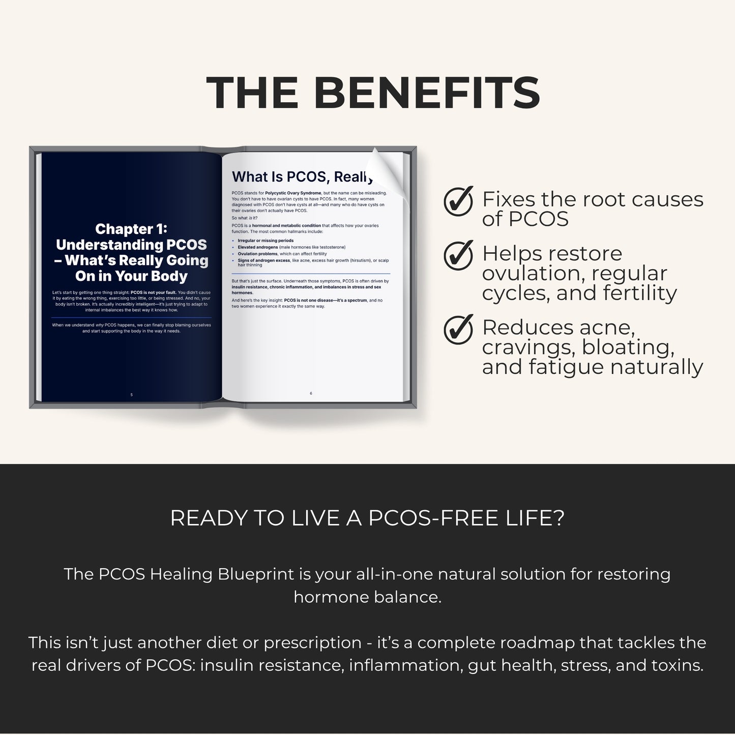 The PCOS Healing Blueprint - Clear you PCOS in Less than 90 Days Naturally