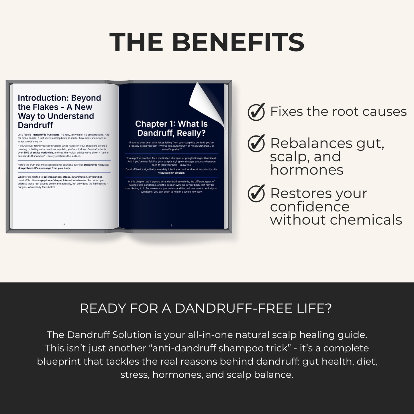 The Dandruff Solution: Heal Your Scalp Naturally in 30 Days or Less