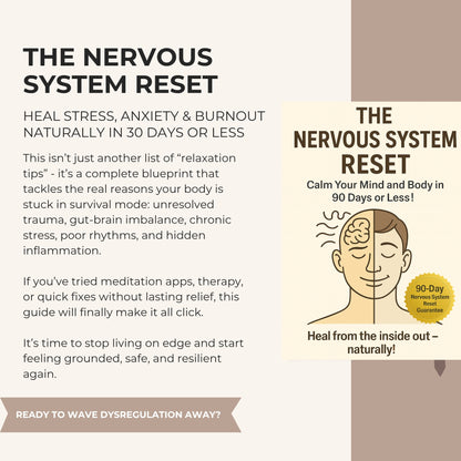 The Nervous System Reset: How to Heal Stress, Anxiety, and Burnout Naturally In 30 Days