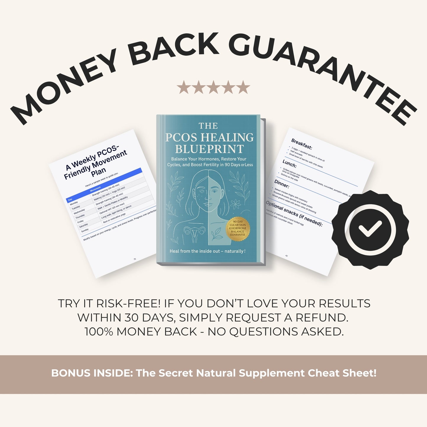 The PCOS Healing Blueprint - Clear you PCOS in Less than 90 Days Naturally