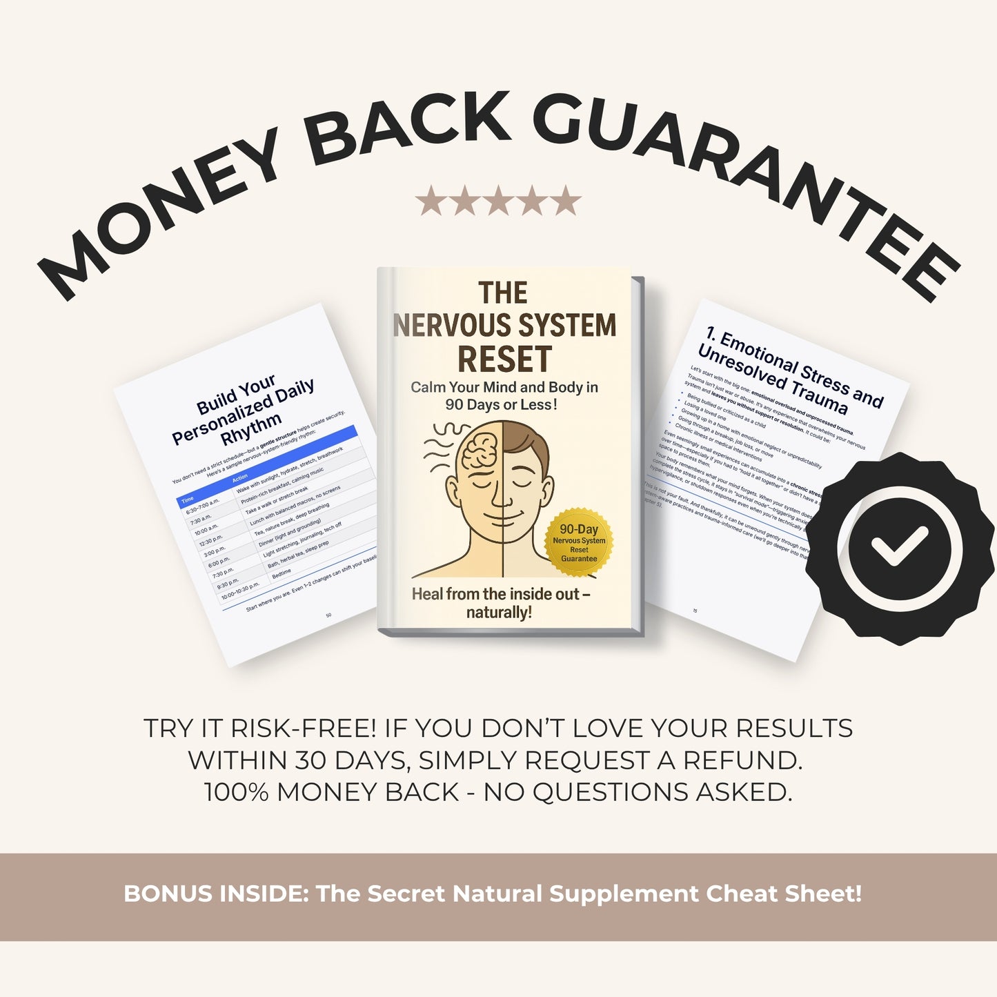 The Nervous System Reset: How to Heal Stress, Anxiety, and Burnout Naturally In 30 Days