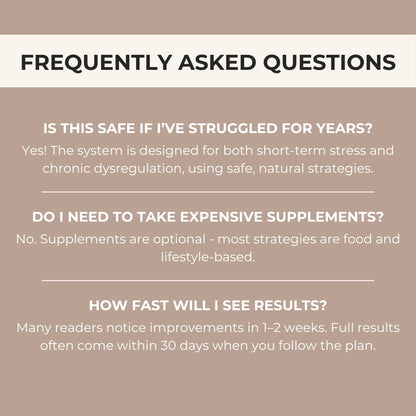 The Nervous System Reset: How to Heal Stress, Anxiety, and Burnout Naturally In 30 Days