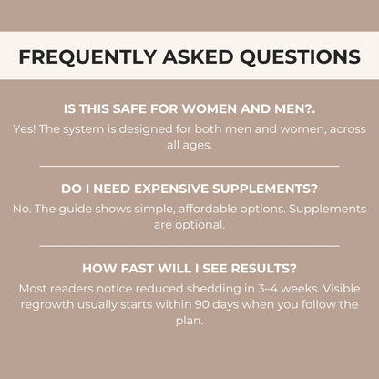 The Hair Regrowth Blueprint: How to Reverse Hair Loss Naturally