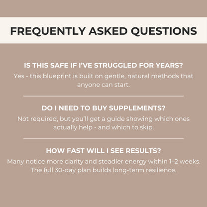 The Chronic Fatigue Recovery Blueprint: 30 Days to Renewed Energy